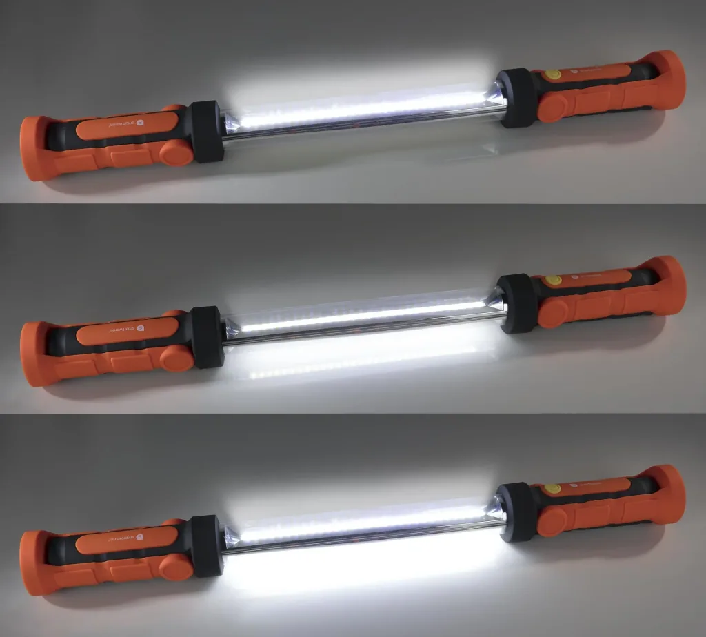 360° work light with stand, rechargeable