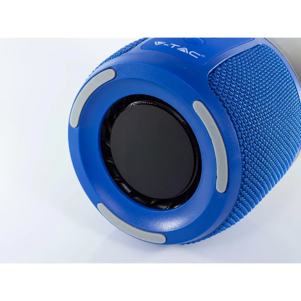 VT-7456 Bluetooth speaker with RGB lighting - 2x 3Watt - Blue