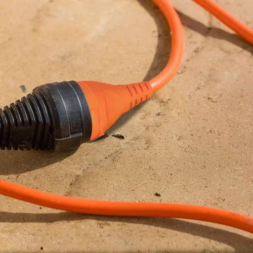 VT-3002-15 Extension cable with protective cover - 15 meters - orange