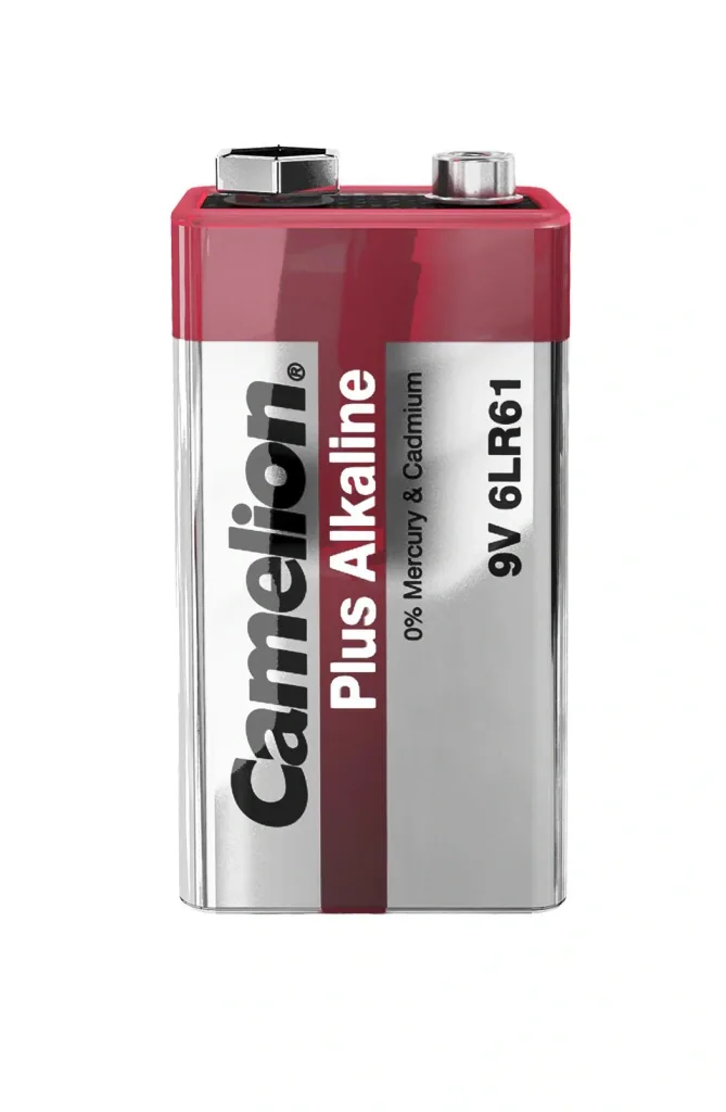 Plus Alkaline 9V Block Battery - 6 pieces