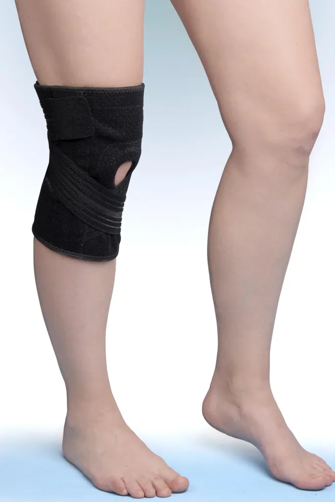 Active knee support with Velcro fastener “Flexitek”, universal size, black