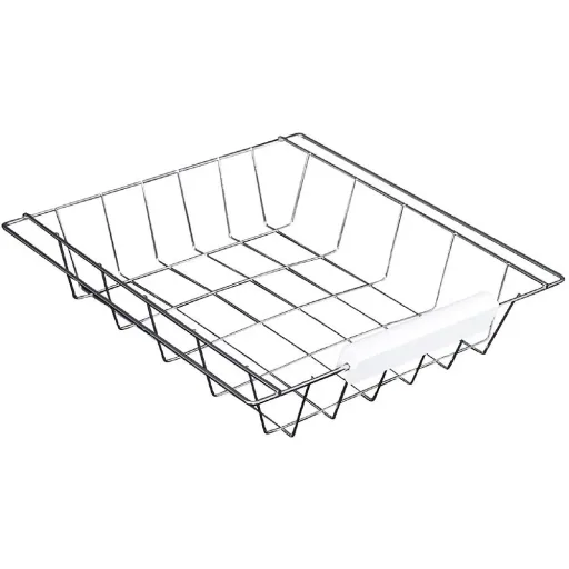 Kitchen trolley with basket, drawer, wine rack