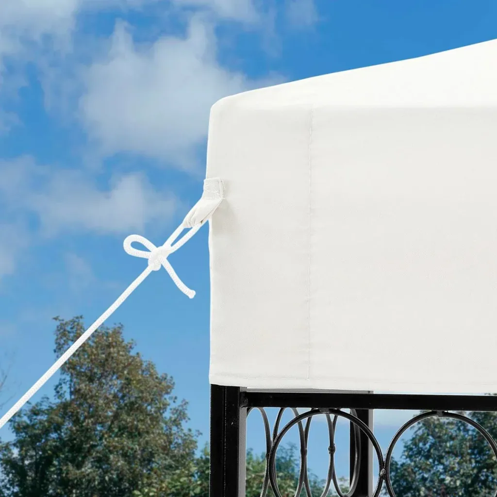 Pavillon/Gartenpavillon XXL - 3 x 4 x 2,6m - creme