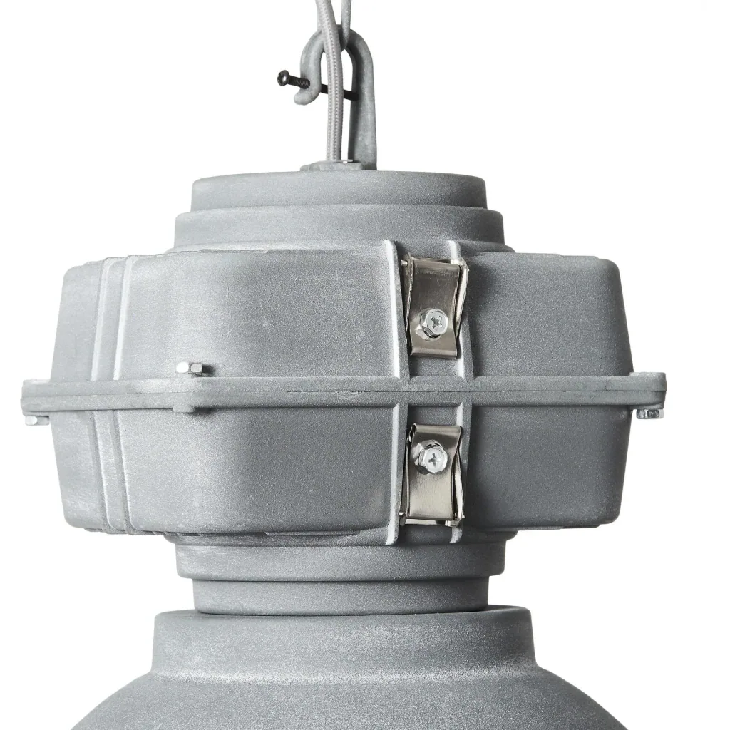 2x industrial pendant light Anouk 93678/70 concrete 40cm incl. 2x warm lamps