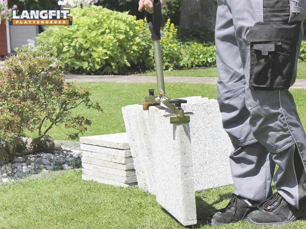 Plate lifter with extra long handle 30 - 62 cm