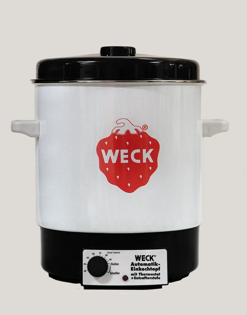 Preserving machine, enamel, without clock, with insert grid