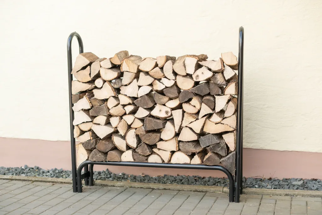 Firewood rack 126 cm, load capacity 500 kg