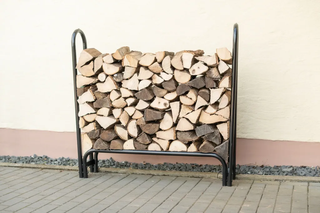 Firewood rack 126 cm, load capacity 500 kg