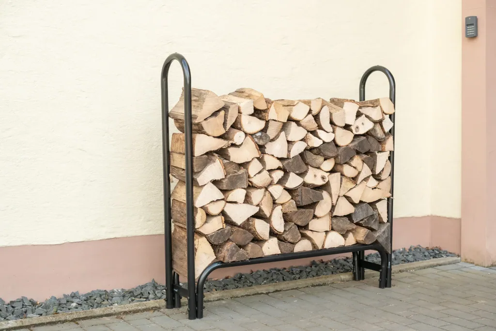 Firewood rack 126 cm, load capacity 500 kg