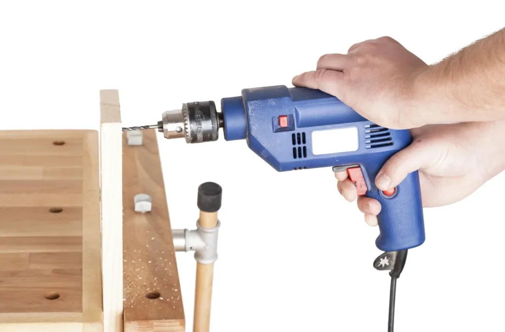 Workbench with sled feet, 140 cm
