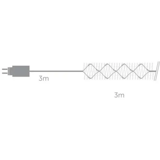 Vellight Christmas Lights - 8x3m - 80 LEDs - Arizona White - Indoor and Outdoor