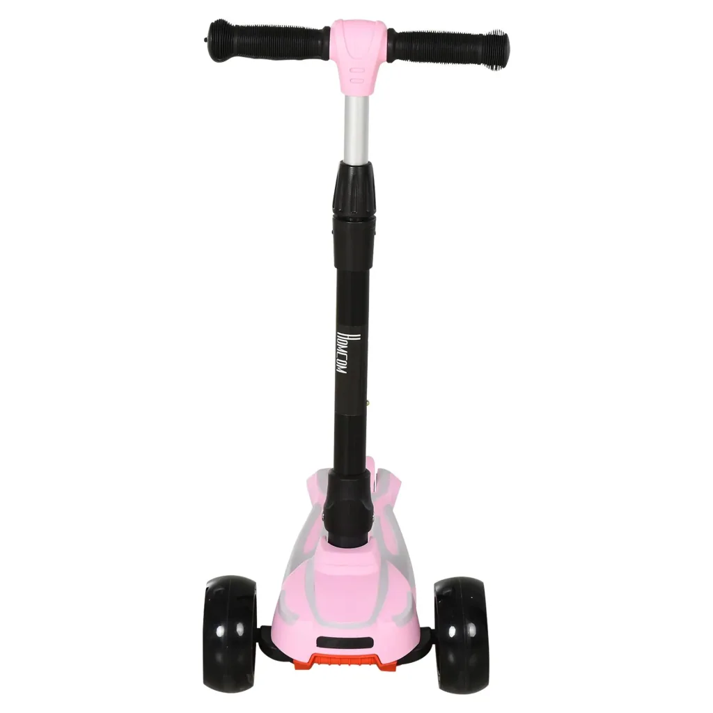 Girls' scooter with adjustable height, pink