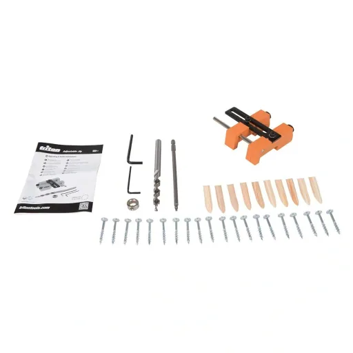 Adjustable drilling template TWAJ