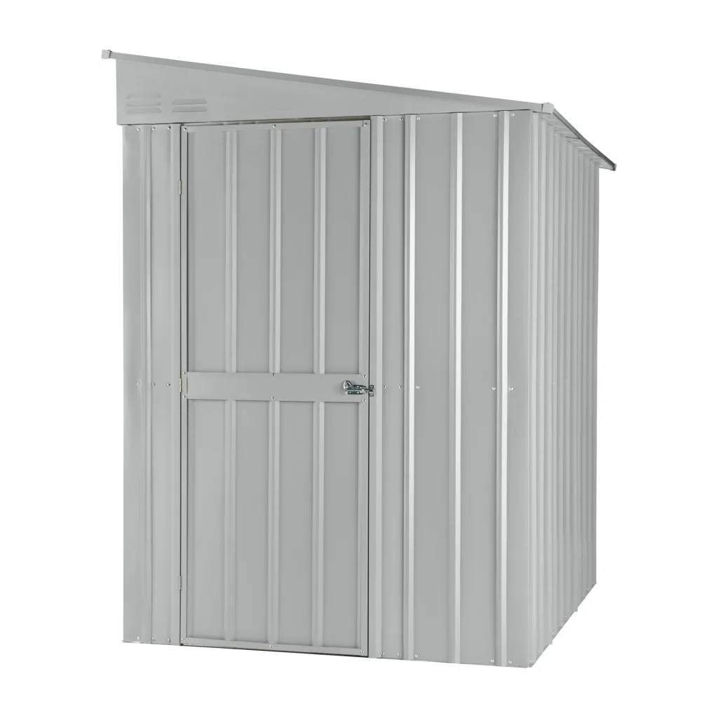 Tool shed wall decoration Lean To 56, silver metallic