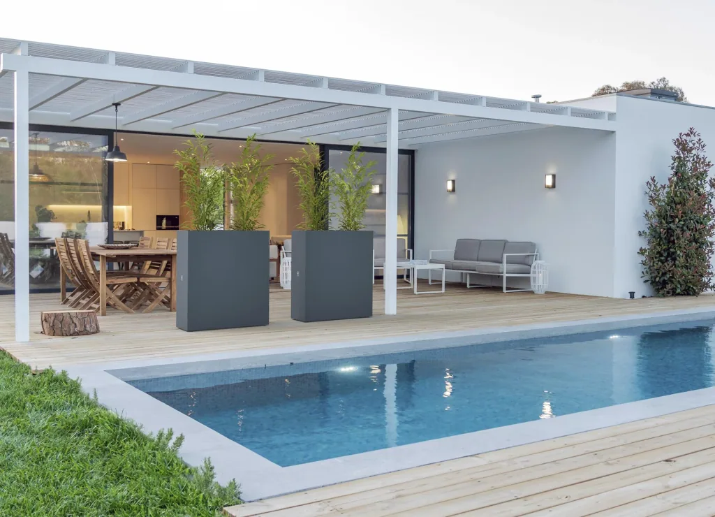 Herstera Garden Cube donica 100×40×115 cm antracyt