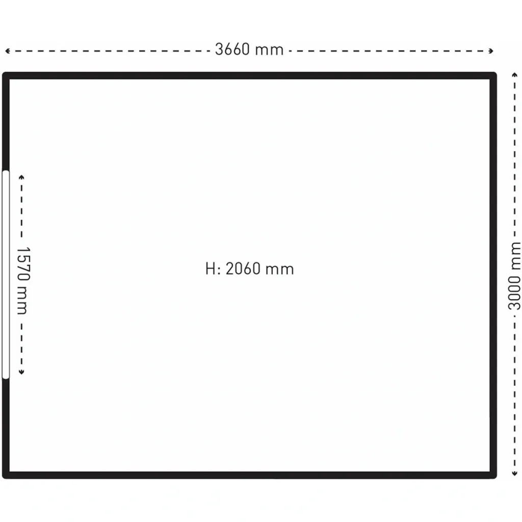 Absco Regent MB30372RK Metallschuppen - 300x366x206 cm