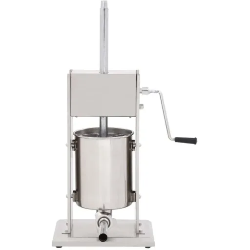 Sausage filler 10 L stainless steel manual silver-colored