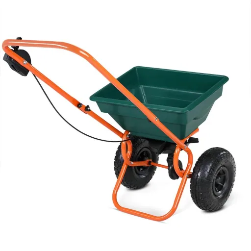 Spreader with rubber wheels 20l