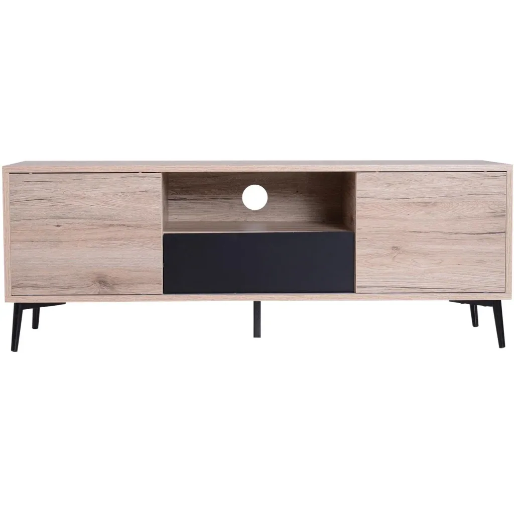 TV table TV cabinet TV board lowboard wood 120 x 40 x 44 cm