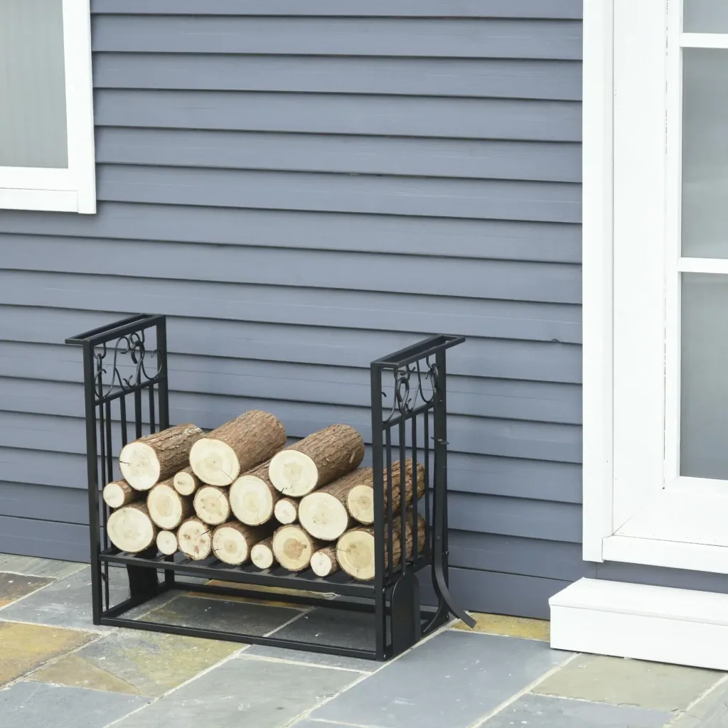 Firewood standard with firewood accessories increased steel