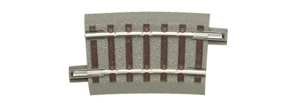 6 curved tracks R3, radius 434.5 mm, curve angle 7.5°