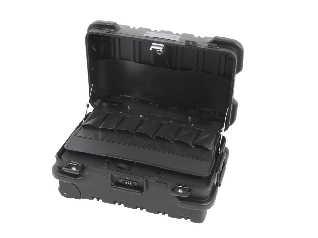 Tool case CHICAGO CASE 5510, 39 liters, shatter-proof with integrated roller system