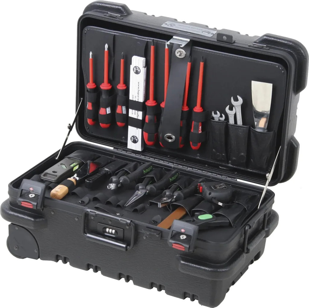 Tool case CHICAGO CASE 5510, 39 liters, shatter-proof with integrated roller system