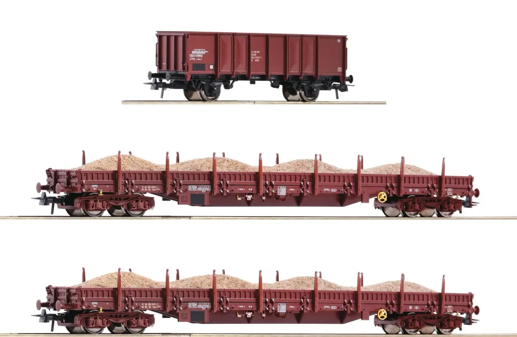 Car set 1, 3-piece: Sand train, DR