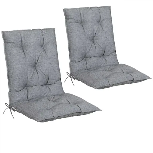 Seat cushions - 2 pieces - grey