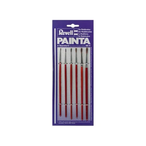 Painta Standard, 6 sizes 00-4, blistered