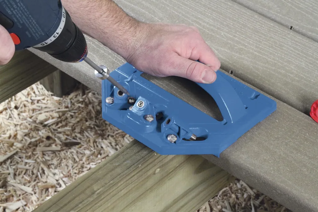 Terrace drilling template