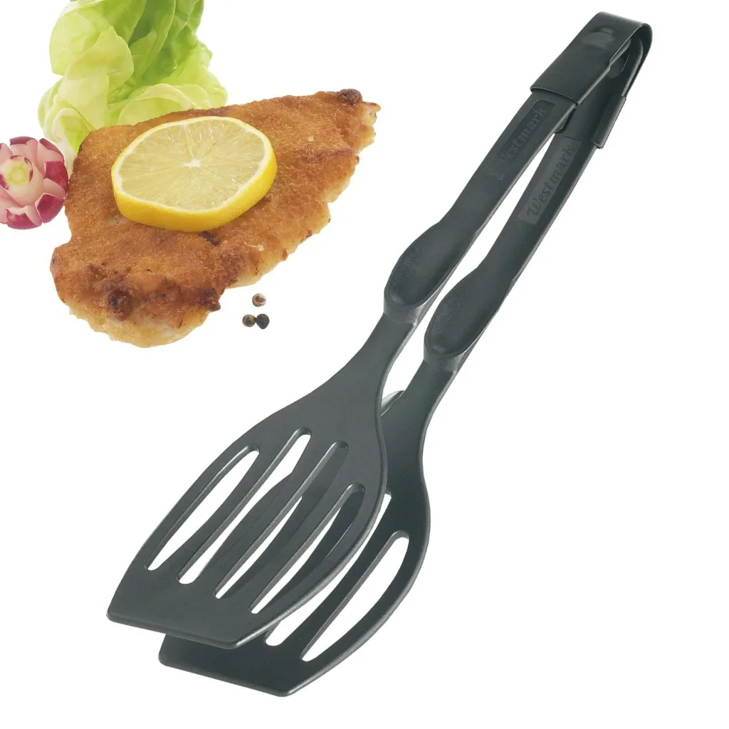 Double turner and serving tongs "Duetto Flonal"