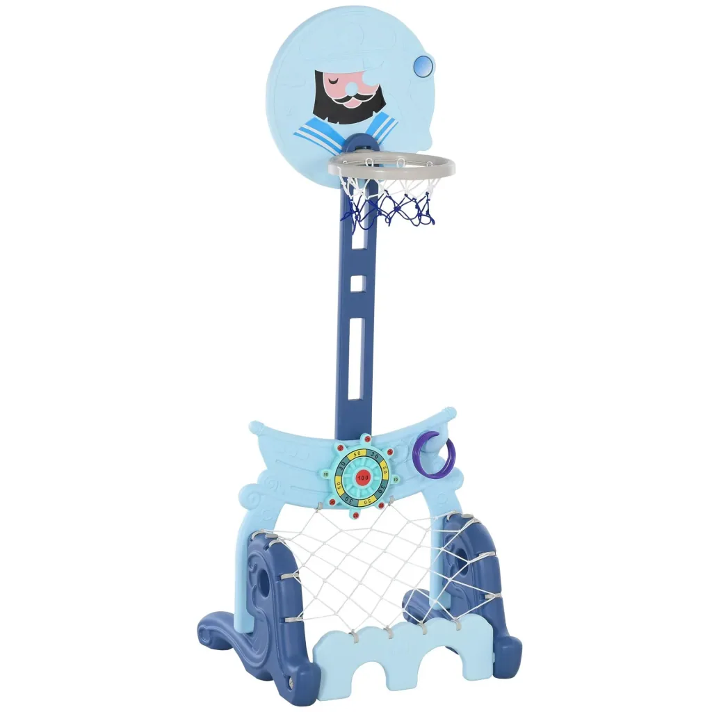 4-in-1 children's play set height adjustable