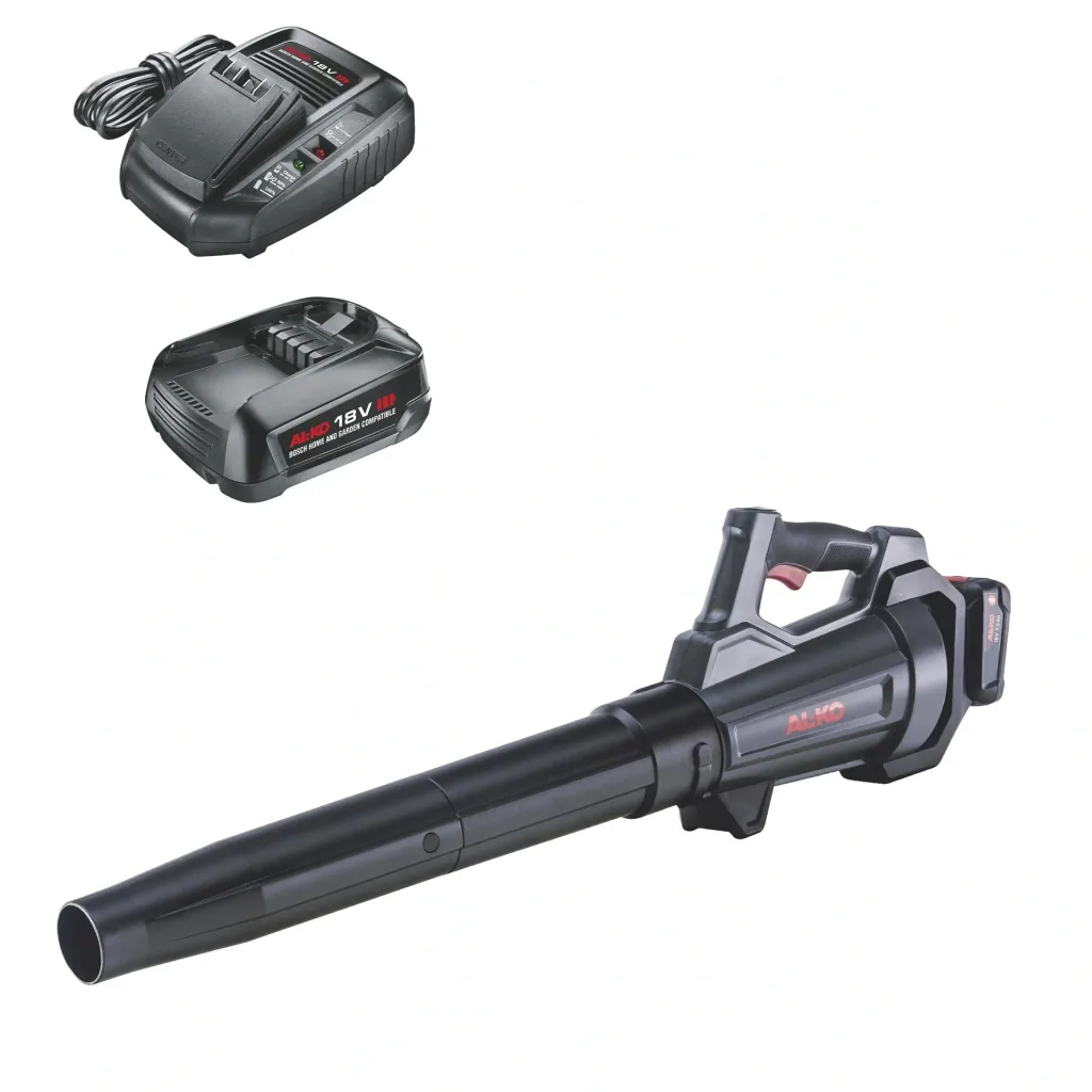 18 V BOSCH HOME AND GARDEN COMPATIBLE Akumulatorowa dmuchawa do liści LB 1860 z akumulatorem i ładowarką