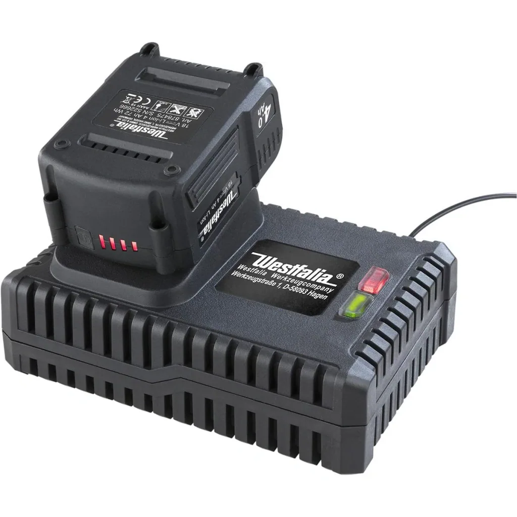 Li-Ion battery quick charger, 18 Volt