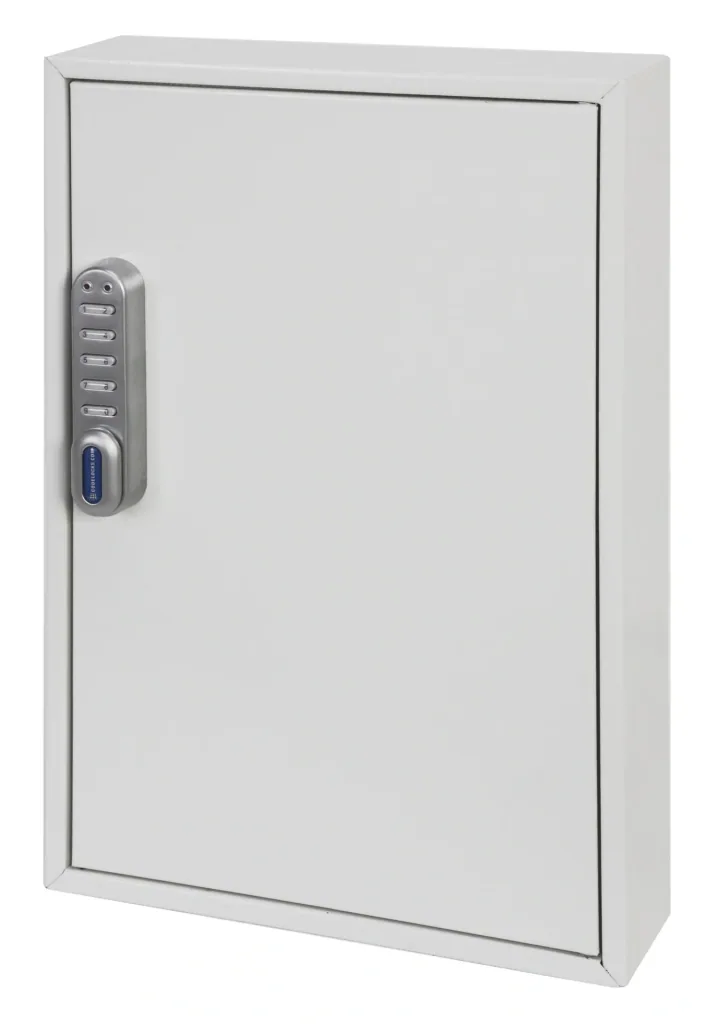Keysure Automotive key cabinet with electronic lock for 50 keys, external dimensions 550 x 380 x 140 mm