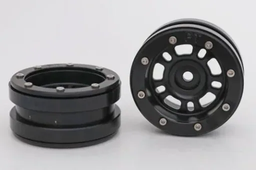 Beadlock Wheels PT- Distractor Schwarz/Schwarz 1.9 (2 St.)