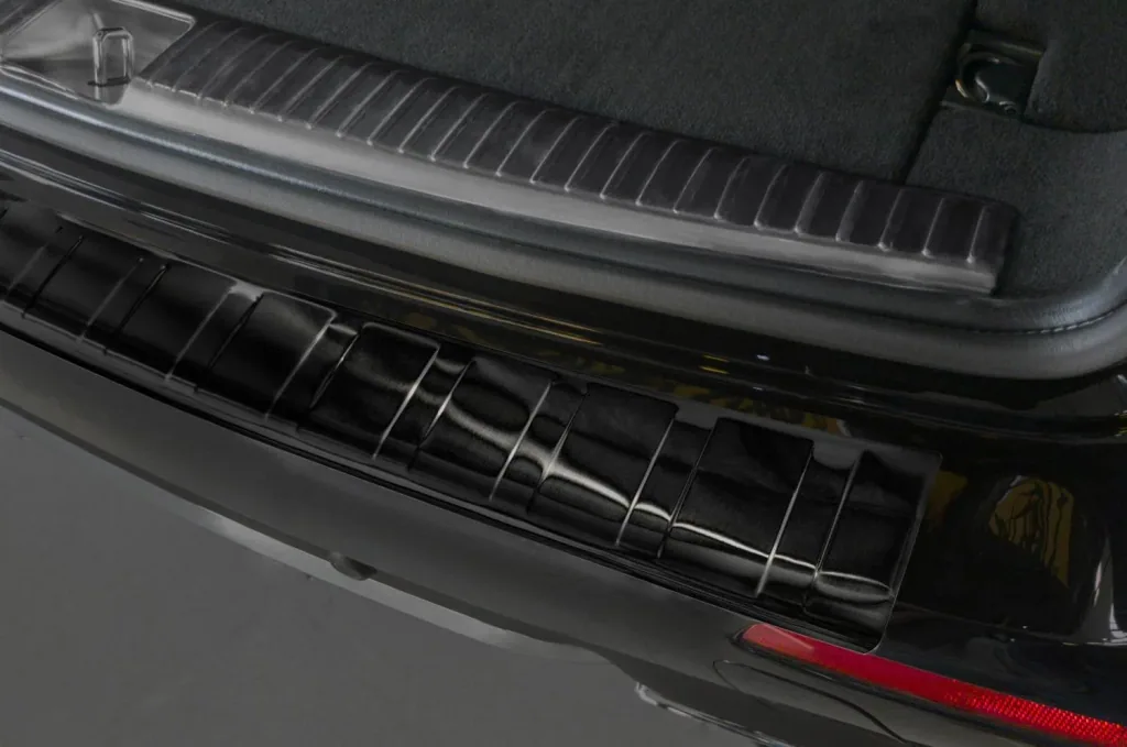 Loading sill protection stainless steel graphite / black for Mercedes E Class W213 T-Model, built from 2016>