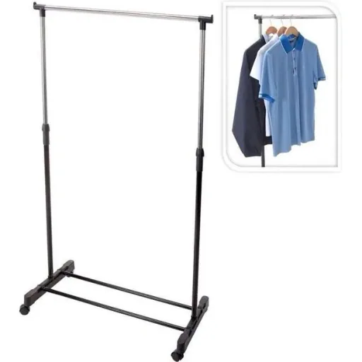 Single clothes rack - 80 x 43 x H90-160