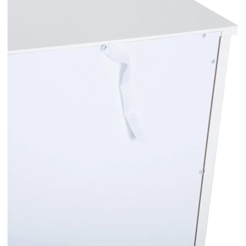 Chest of drawers side cabinet with 5 drawers wood colored