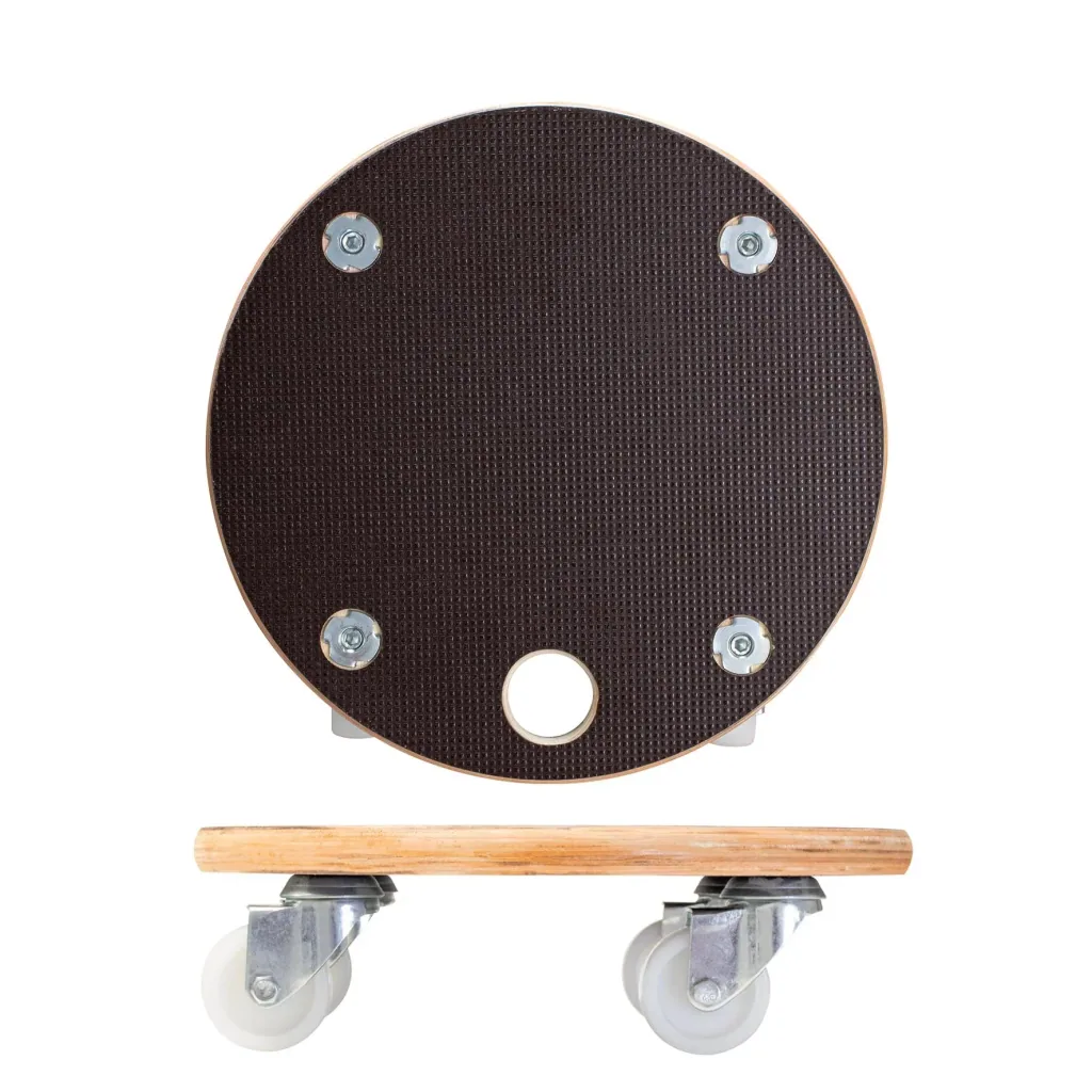 Multi Roller MR 1351, Ø 29 x 8.5 cm, hard wheels Ø 50 mm, plain bearings, multiplex board FSC®, load capacity 200 kg
