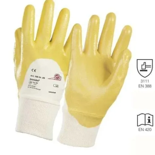 Nitrile work gloves size 10