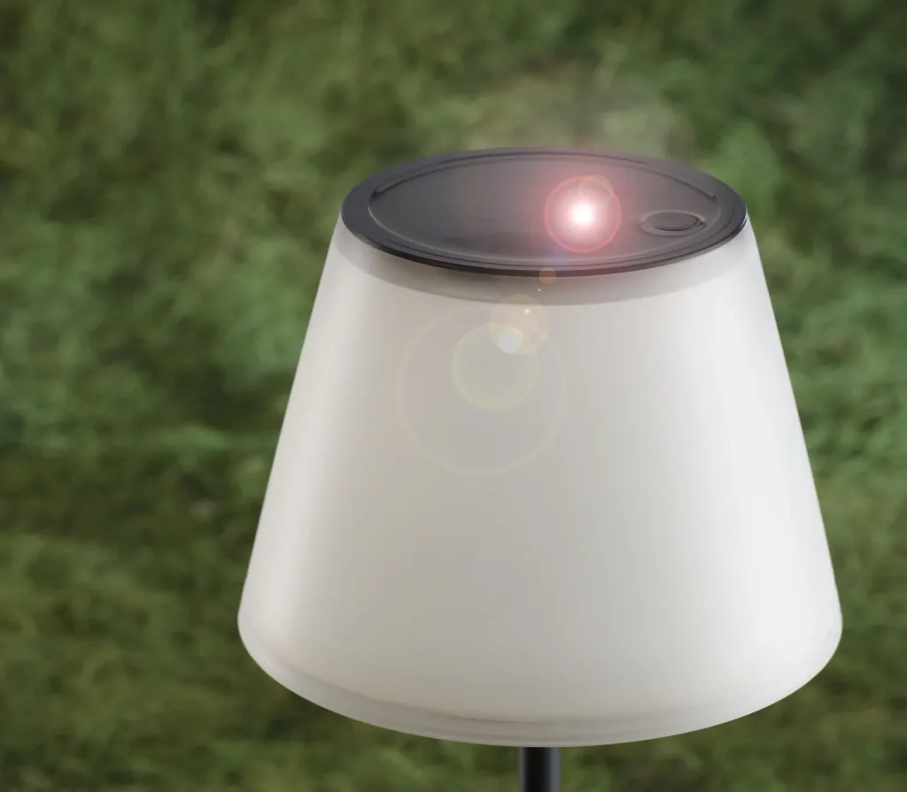 Solar garden light 2in1 in warm white and color change
